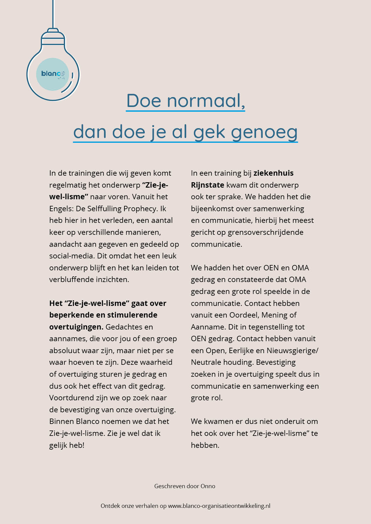 ervaring preview doe je normaal