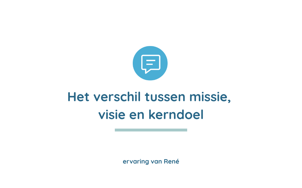 ervaring missie visie